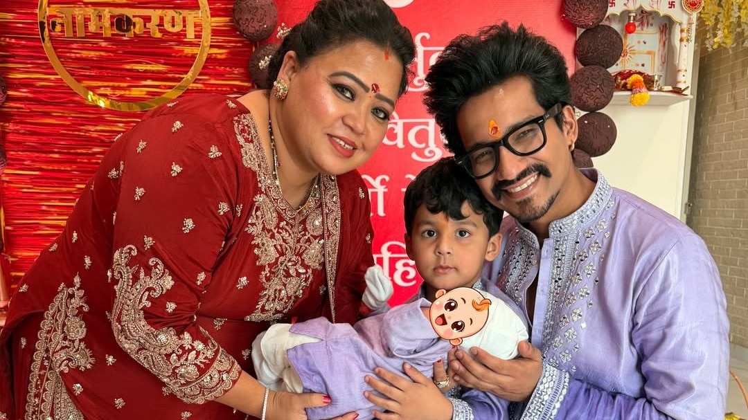 2 महीने का हुआ भारती का बेटा काजू, किसपर गया है उनका छोटा बेटा?
