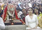 दूसरी बार उज्जैन पहुंची 12वीं फेल की अभिनेत्री मेधा शंकर : बाबा महाकाल के दर्शन किए, भस्म आरती में लिया हिस्सा
