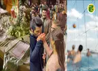 Vijay - Rashmika की शादी का जश्न शुरू: पूल पार्टी और शाही कैंडललाइट डिनर से हुई प्री-वेडिंग सेलिब्रेशन की धमाकेदार शुरुआत