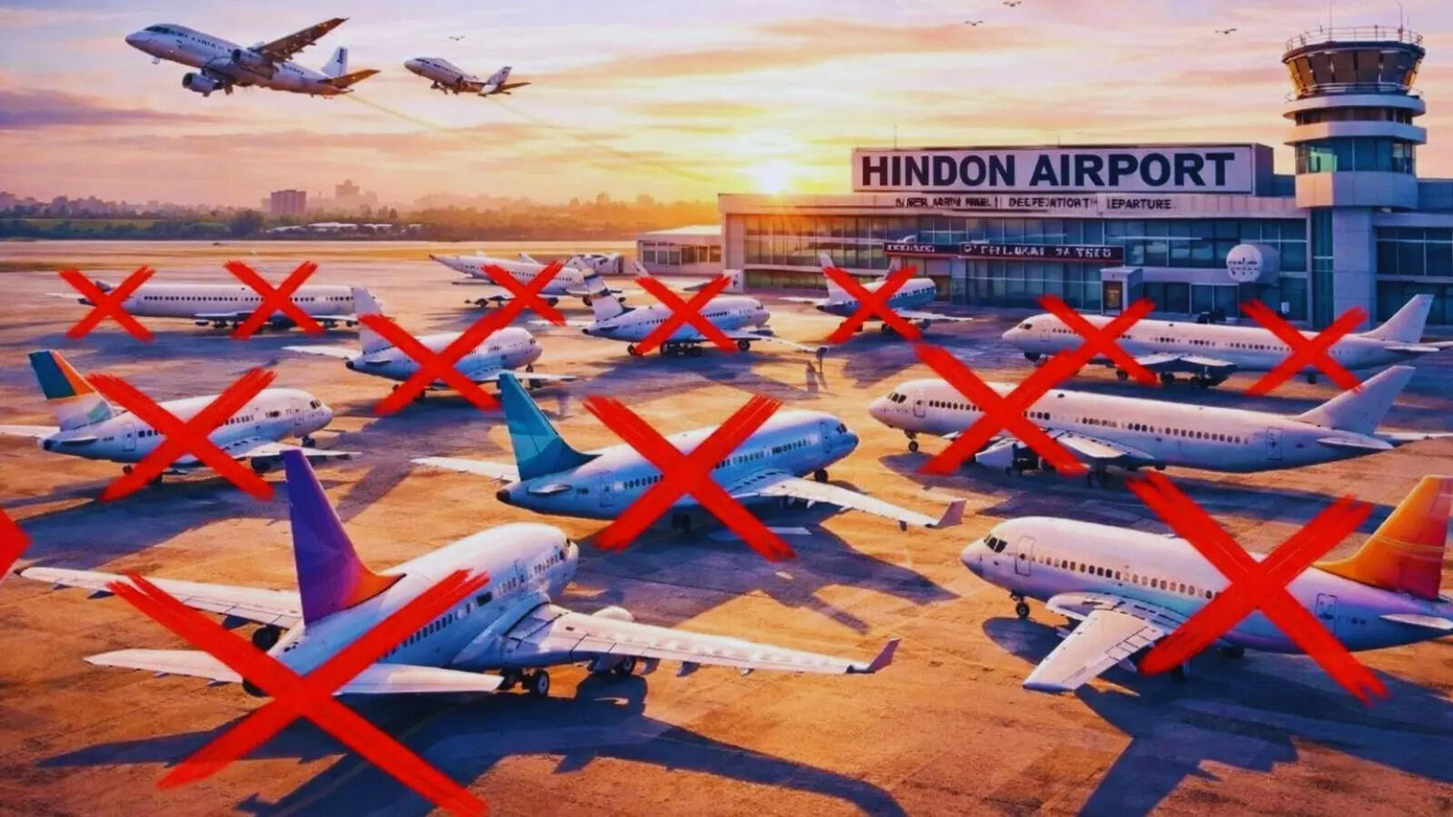 गाजियाबाद: हिंडन एयरपोर्ट पर एक साल में 13 फ्लाइट्स बंद, रोजाना उड़ानों की संख्या 25 से घटकर हुई 12