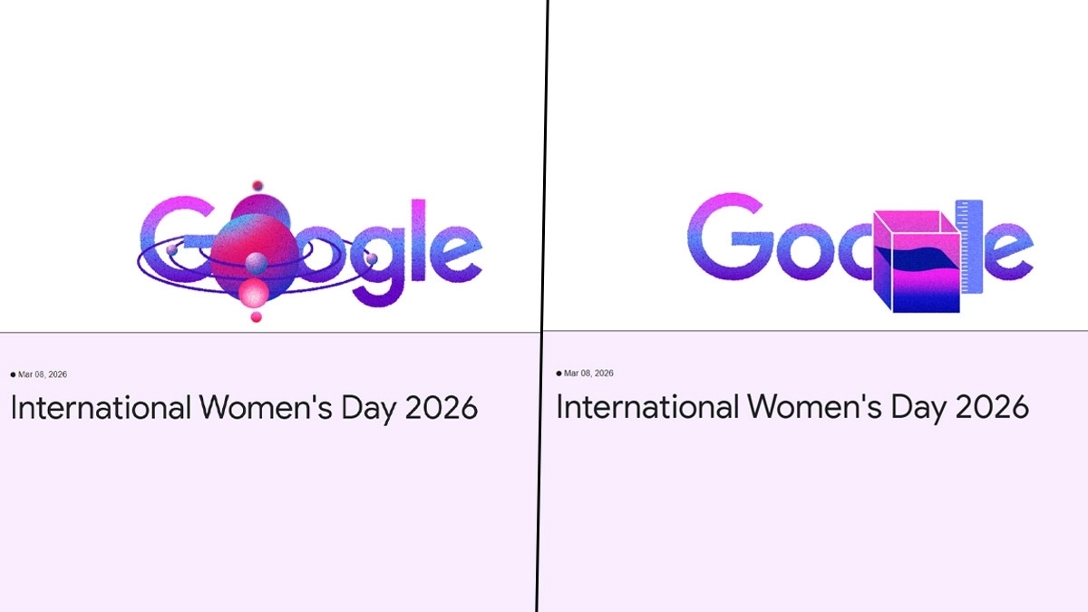 International Women’s Day 2026 Google Doodle: अंतरराष्ट्रीय महिला दिवस पर गूगल का खास डूडल, STEM क्षेत्र की प्रेरणादायक महिला दिग्गजों को किया सलाम