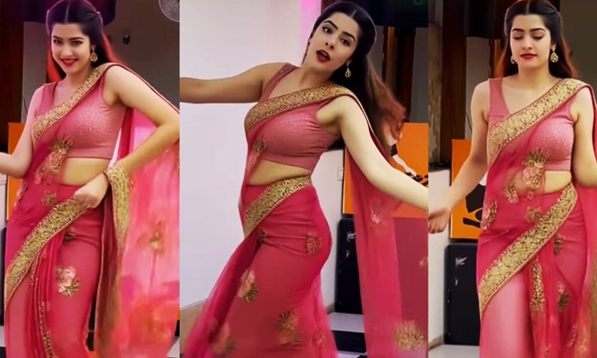 सोशल मीडिया पर छाई नई 'डांसिंग क्वीन', पिंक साड़ी में खींचा सबका ध्यान, बार-बार देखा जा रहा वीडियो