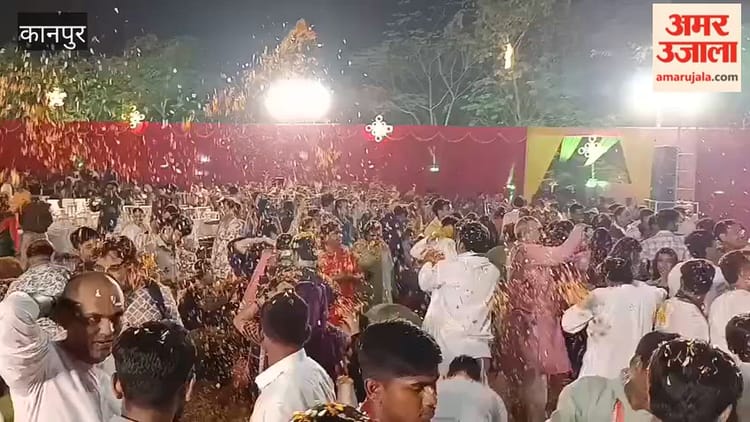 कानपुर: इस्कॉन मंदिर में भक्ति और उल्लास के साथ मनाया गया पुष्प होली महोत्सव