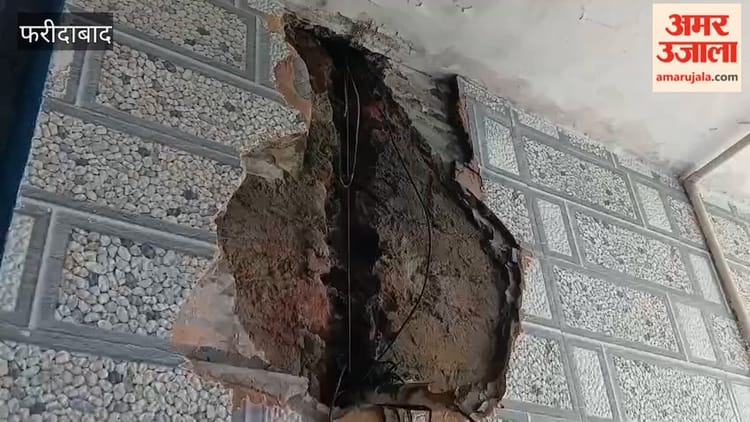 हाई टेंशन तार की चपेट में आया मकान, धमाके से मचा हड़कंप