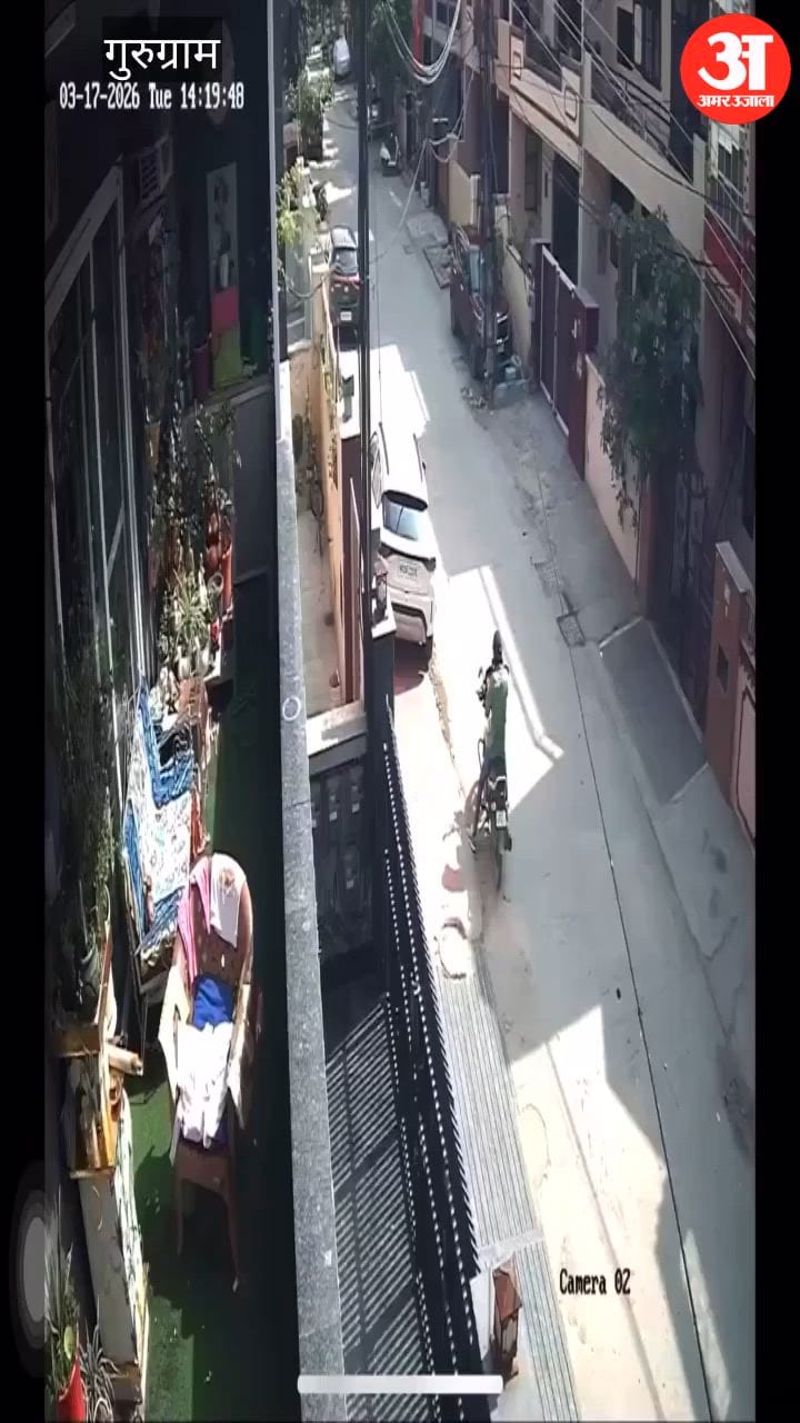 घर का ताला तोड़कर एक लाख नकदी सहित लाखों के गहने चोरी, सीसीटीवी में कैद करतूत