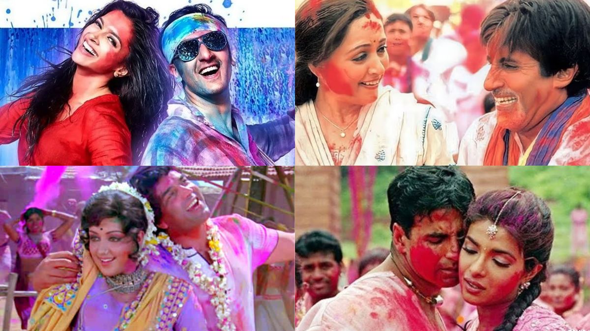 ‘बलम पिचकारी’ से ‘रंग बरसे’ तक, इन बाॅलीवुड गानों के बिना अधूरी है होली पार्टी