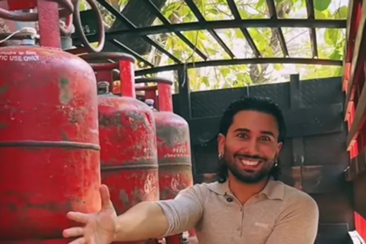 सेल्फी के बदले LPG सिलेंडर लेते हैं ऑरी, गैस से भरा ट्रक वाला वीडियो वायरल