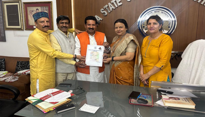 हरियाणा राज्य बाल कल्याण परिषद के आजीवन सदस्य बने ठाकुर शैलेंद्र सिंह