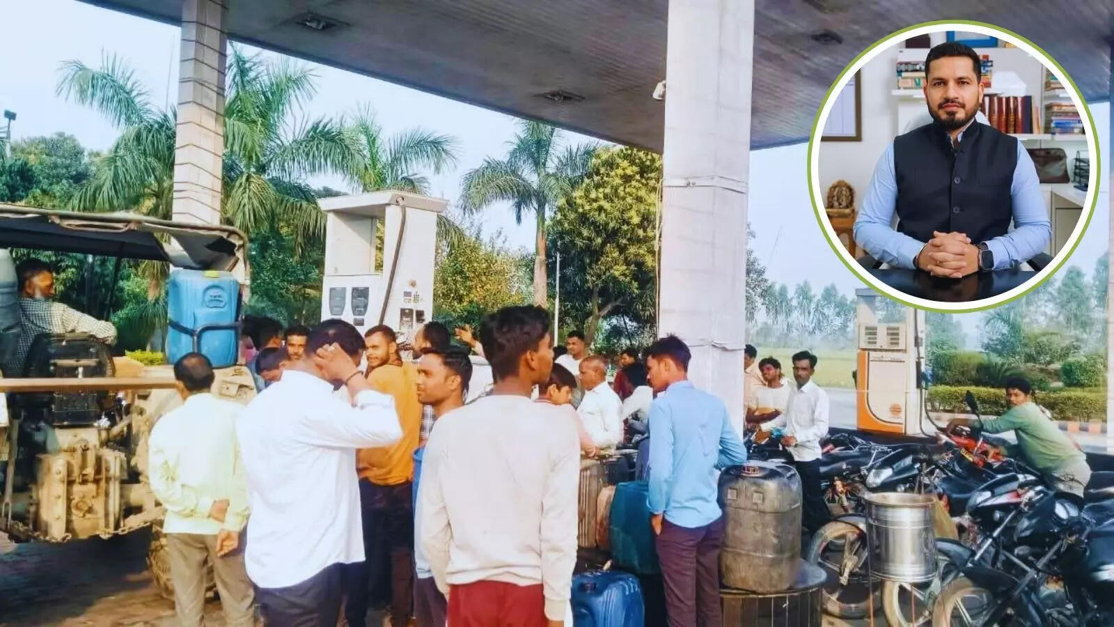 बाराबंकी के पंपों पर क्यों उमड़ रहे लोग, क्या डीजल-पेट्रोल की कमी? DM शशांक त्रिपाठी ने स्थिति की साफ