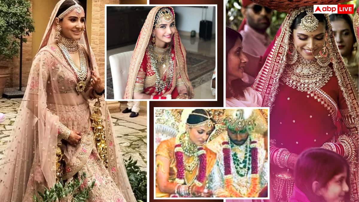 ऐश्वर्या-सोनम से अनुष्का-दीपिका तक, इन हसीना ने वेडिंग आउटफिट पर खर्च किए थे लाखों, कीमत जान उड़ जायेंगे होश