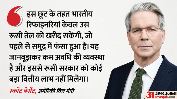 Russia Oil: रूसी तेल खरीदना जारी रख सकेगा भारत! अमेरिका ने मॉस्को को दी 30 दिनों की मोहलत, कहा- ये अस्थायी कदम