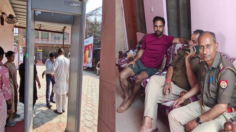 CM योगी का वृंदावन दौरा: अन्नपूर्णा भवन पर पुलिस तैनात, बांके बिहारी मंदिर के गोसाईं किए गए हाउस अरेस्ट