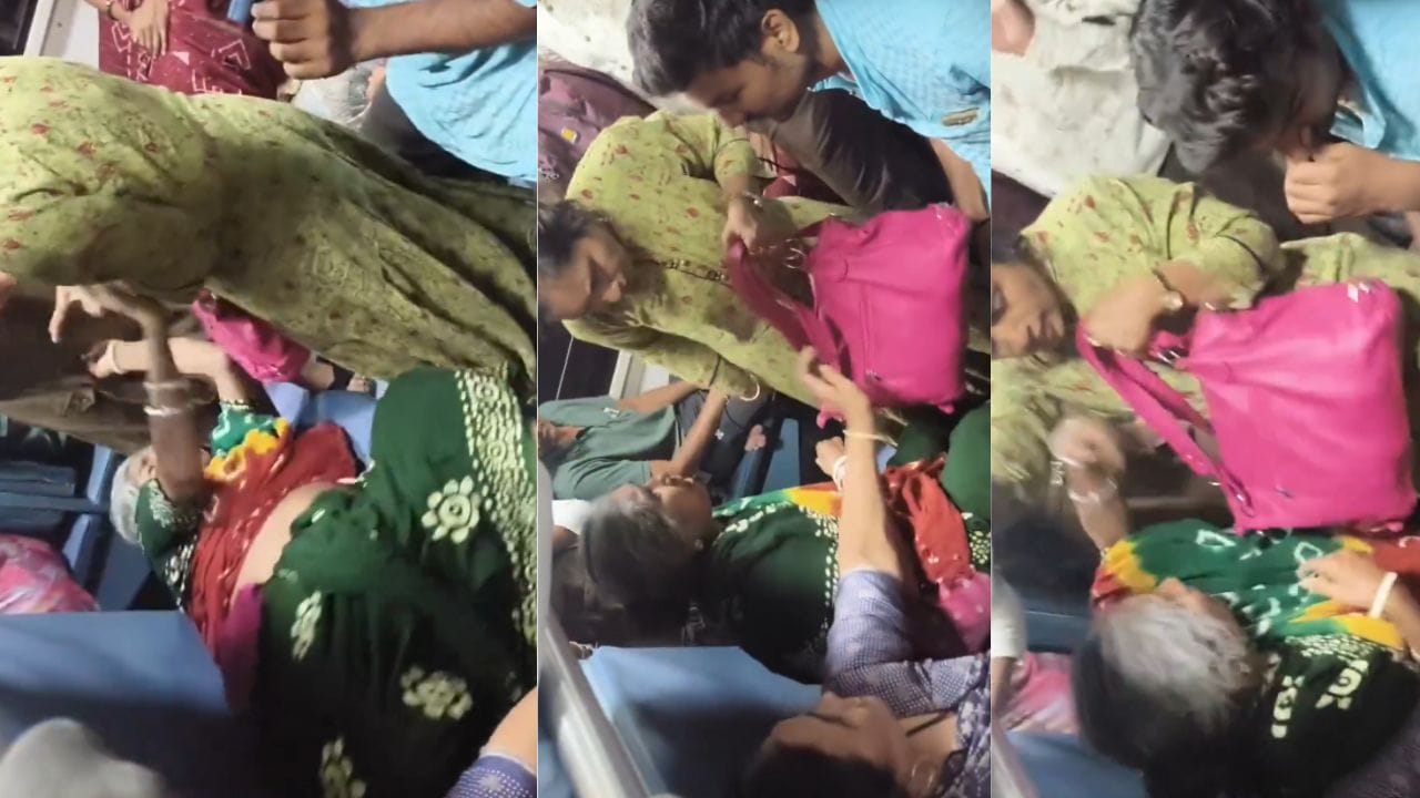 Viral Video: ट्रेन में सीट के लिए दो महिलाओं में हुई जबरदस्त फाइट, वीडियो वायरल होते ही मचा बवाल