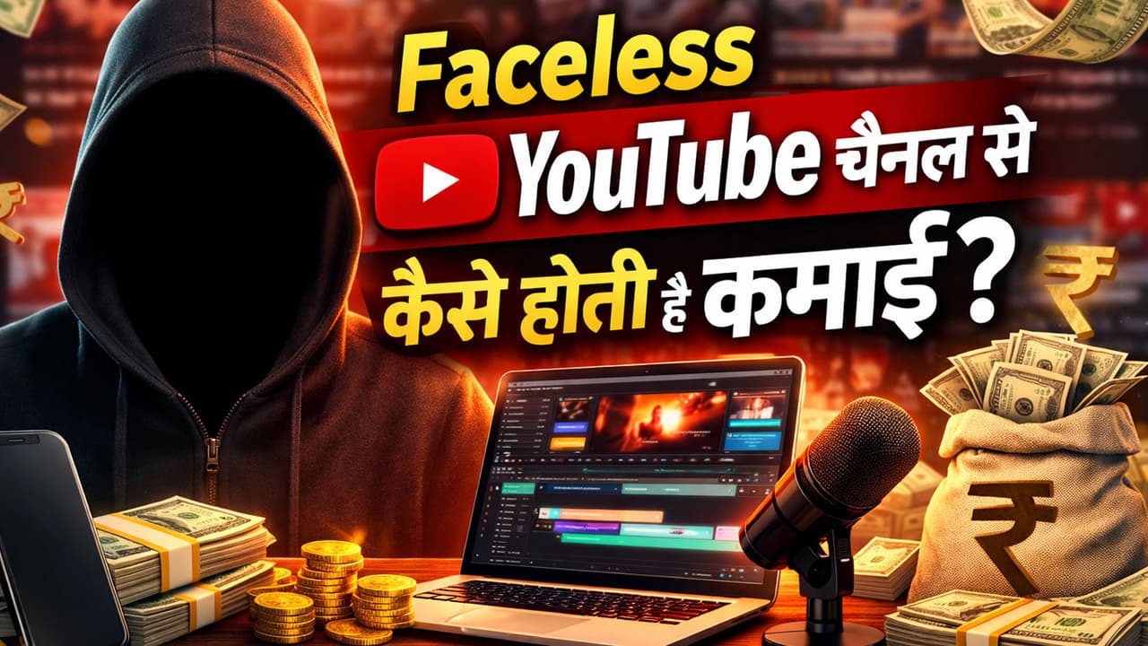 Faceless YouTube Channel: चेहरा दिखाए बिना लोग कमा रहे हजारों-लाखों! जानिए कैसे
