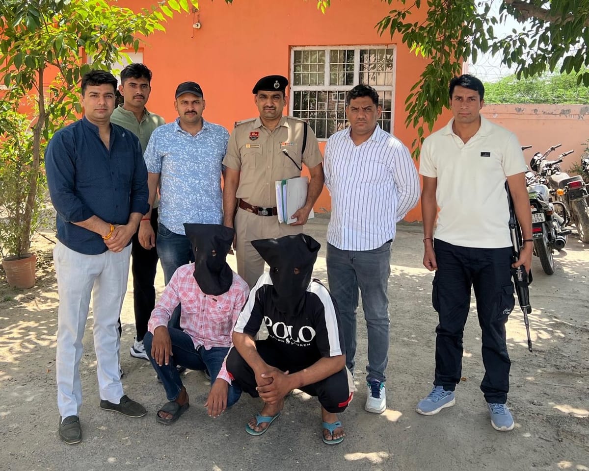 Rohtak News: भालौठ के विकास हत्याकांड का मुख्य आरोपी साथी सहित गिरफ्तार