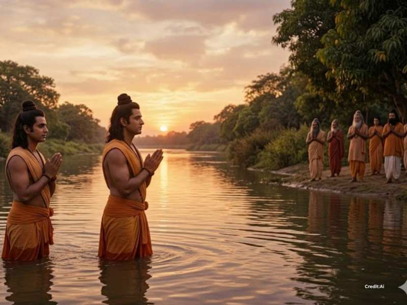 माता सीता तो धरती में समा गईं...पर भगवान राम ने कब और किसके साथ जल समाधि लेकर किया था जीवन समाप्‍त