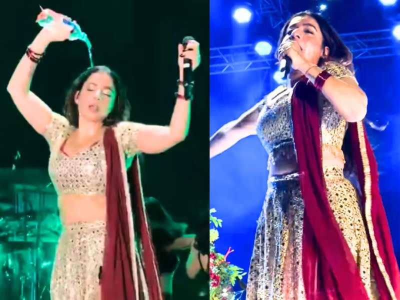LIVE कॉन्सर्ट में सरेआम स्टेज पर ‘धुरंधर’ की सिंगर ने की ऐसी हरकत... भड़के उठे लोग, खुद पर डाला पानी और...