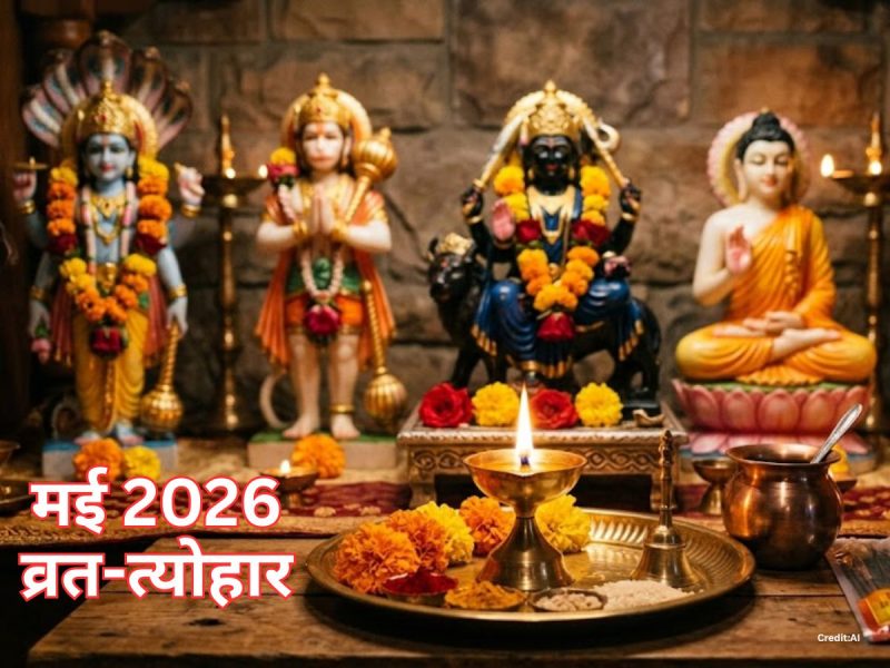May Festival 2026: मई में पड़ रहे 5 बड़े व्रत-त्योहार, अधिकमास भी शुरू, अभी से नोट कर लें ये जरूरी तारीखें