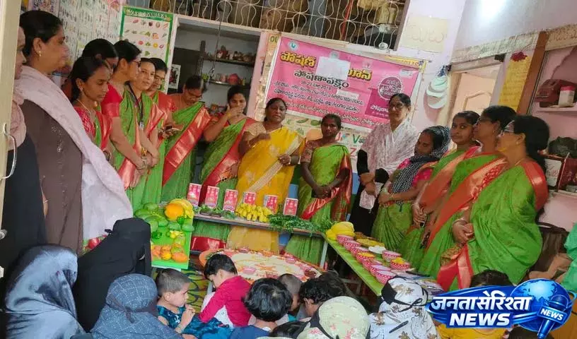 ICDS विनोद कुमारी ने नलगोंडा पोषण पखवाड़े में पौष्टिक भोजन का आग्रह किया