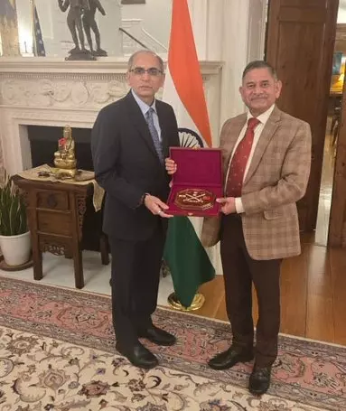 अमेरिका में भारतीय राजदूत ने वाशिंगटन डीसी में आगामी कार्यक्रमों से पहले सेना प्रमुख जनरल द्विवेदी का किया स्वागत
