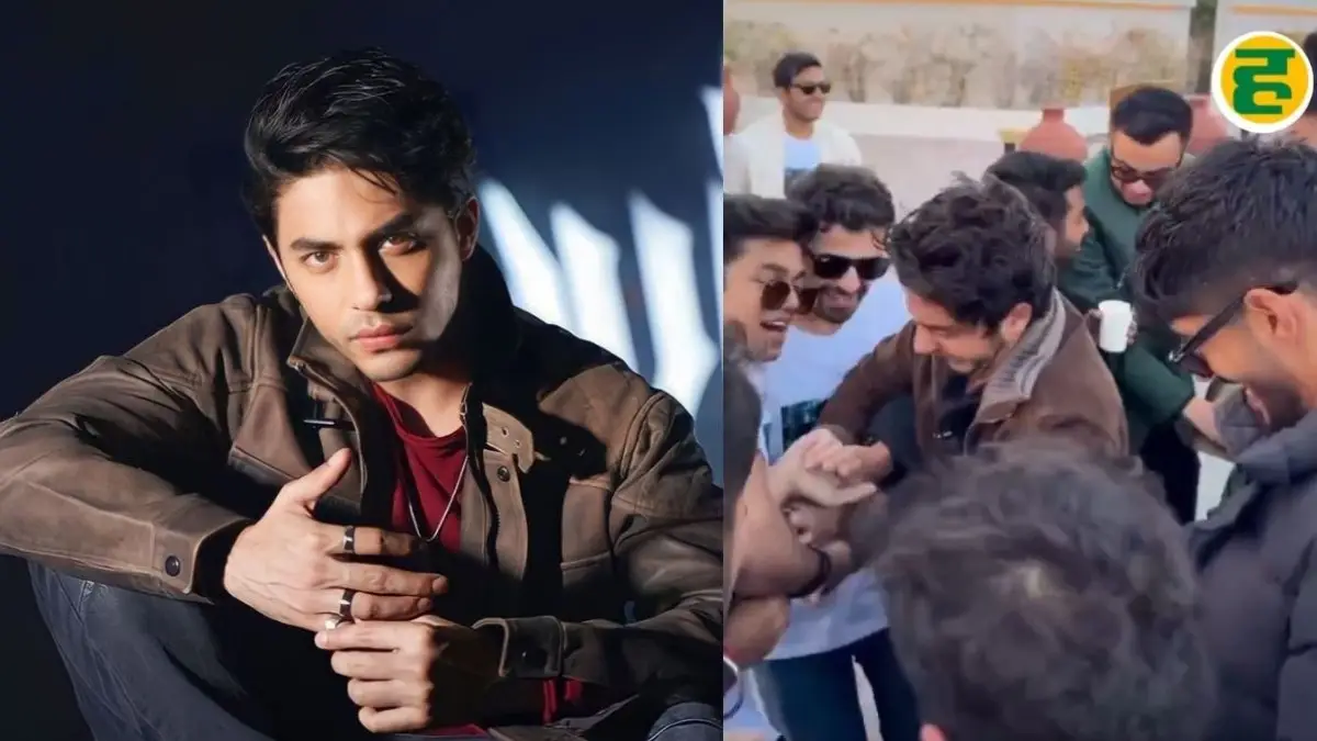 Aryan Khan: दोस्त की शादी में आर्यन खान का देसी अंदाज, जूता चुराई रस्म में गिरते-गिरते भी नहीं छोड़े जूते; VIRAL VIDEO