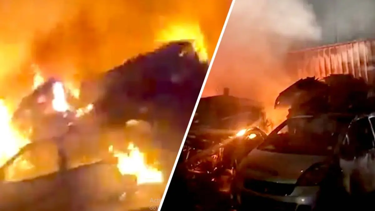 Ghaziabad News: गाजियाबाद के लोनी थाने में सीज वाहनों में लगी आग, दो दर्जन से ज्यादा वाहन जलकर खाक