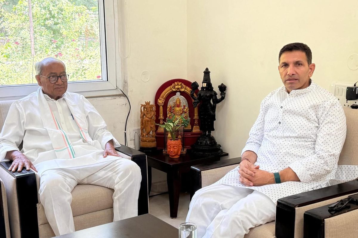 राज्यसभा चुनाव: MP में तीसरी सीट पर भाजपा नहीं उतारेगी उम्मीदवार! दिग्विजय सिंह से मिले जीतू पटवारी