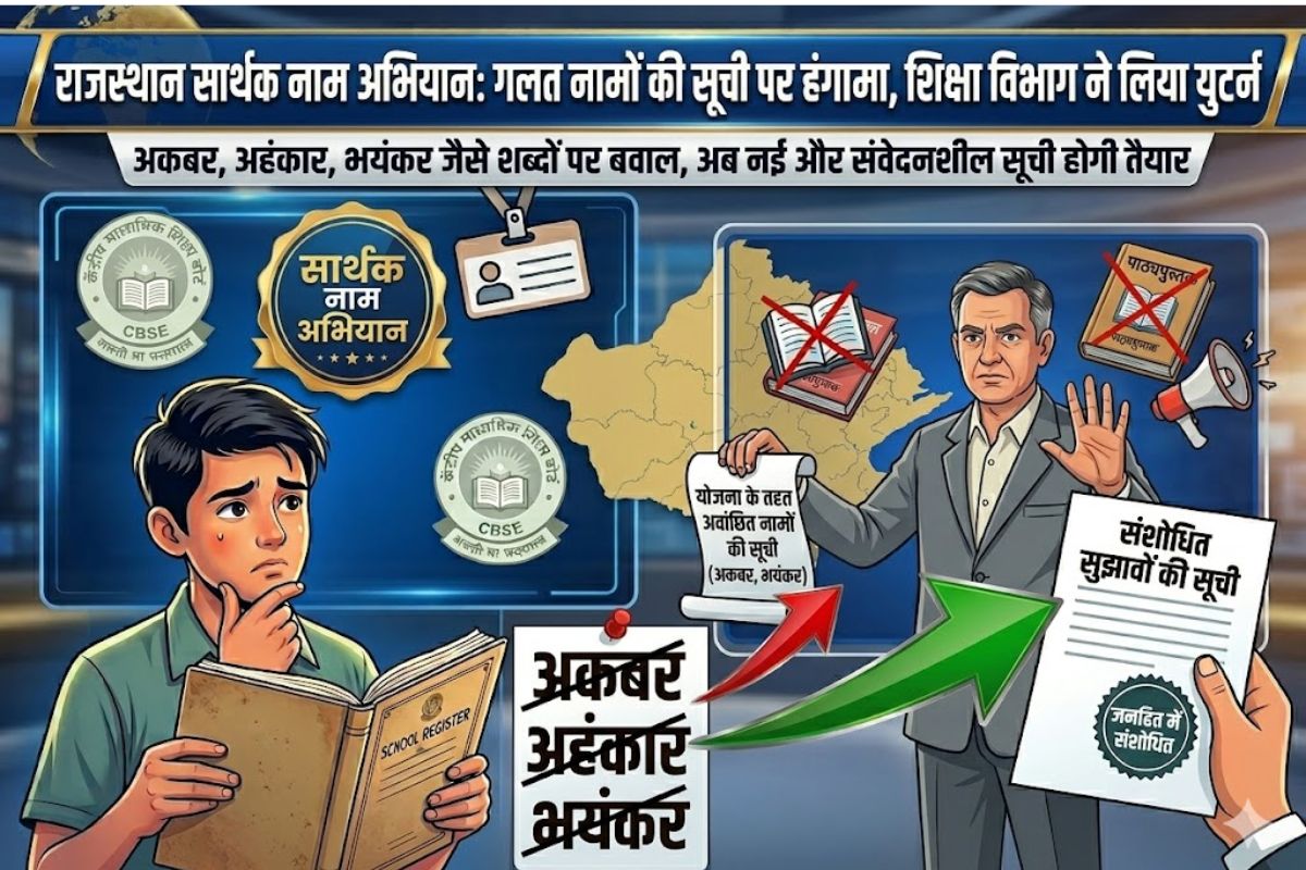 Rajasthan Sarthak Naam Abhiyan Campaign: राजस्थान में ‘सार्थक नाम अभियान’ बवाल के बाद बैकफुट पर सरकार, वापस ली विवादित लिस्ट