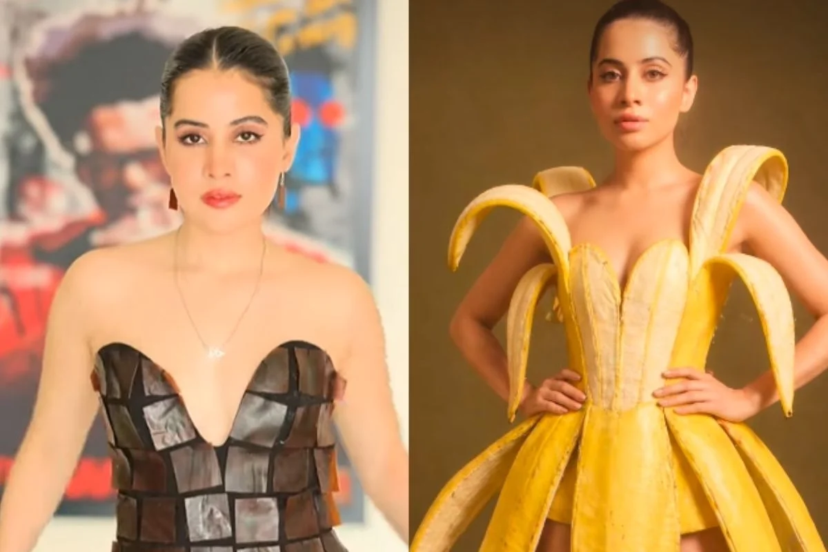 केले के छिलके के साथ Urfi Javed ने फिर किया बवाल आउटफिट तैयार, क्यों बहन बोली ‘हम पापड़ सुखा रहे...’