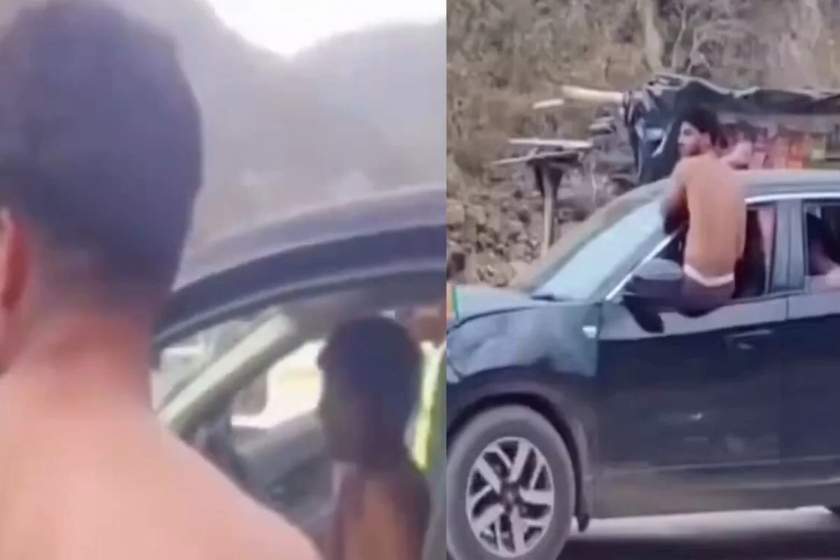 Uttarakhand Viral Video: बेशर्मी! आधे कपड़े में कार में बैठे अर्धनग्न युवाओं के कांड को देख लोगों ने किया विरोध, हाई वोल्टेज ड्रामे को लेकर आक्रोशित हुए यूजर्स