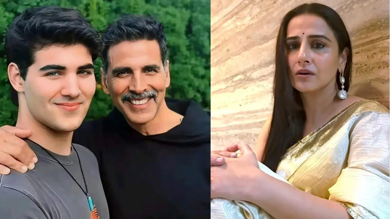 अक्षय कुमार बोले- बेटे आरव को 6 साल तक विद्या बालन से लगता रहा डर, वो उनकी आंखों में नहीं देखता था