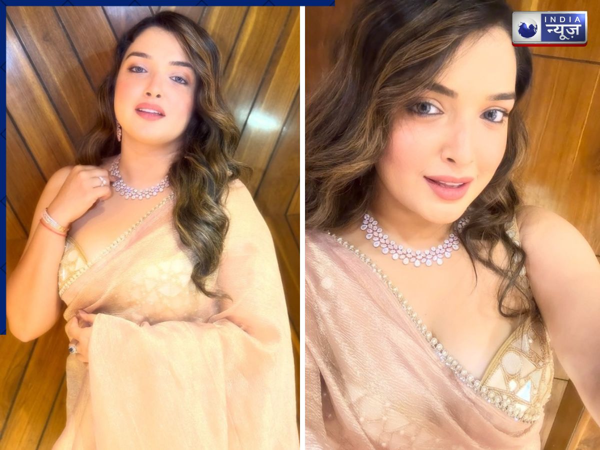 Bhojpuri Actress आम्रपाली दुबे के 'देसी अवतार' ने जीता फैंस का दिल, ट्रेडिशनल लुक में लगाया मॉडर्न तड़का!