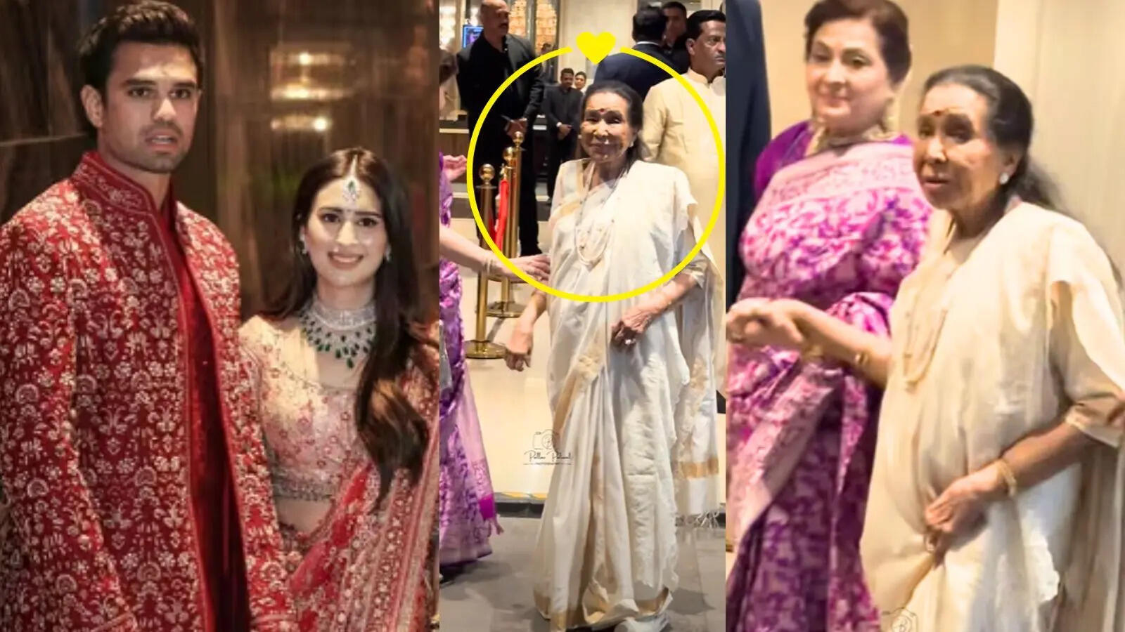 आशा भोसले का आखिरी वीडियो, सचिन तेंदुलकर के बेटे की शादी में दिखी थीं ताई, कमजोरी में भी हंसी बरकरार