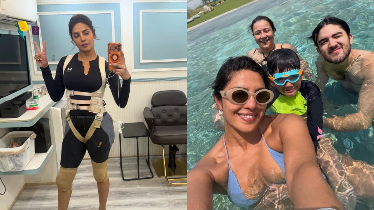 Priyanka Chopra देख रहीं ऐश्वर्या राय-सलमान खान की ये फिल्म, देसी गर्ल ने शेयर की शानदार फोटोज