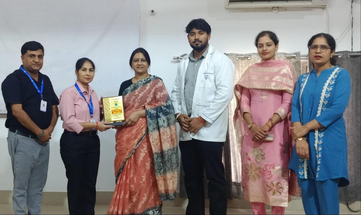 Sonipat News: महिला कॉलेज गोहाना में 100 छात्राओं के नेत्र जांचे