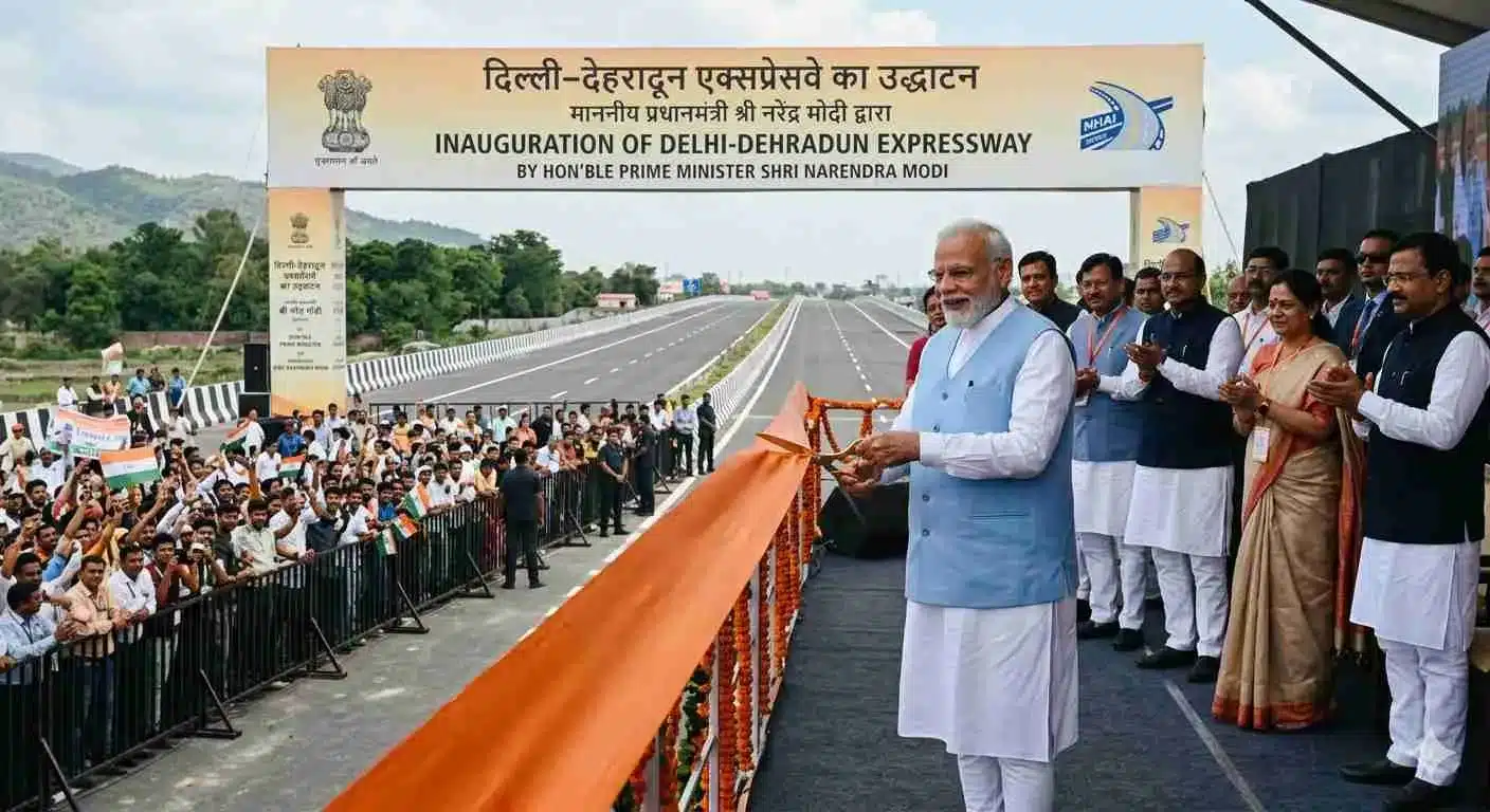 Delhi-Dehradun express way - आज पीएम मोदी करेंगे दिल्ली देहरादून एक्सप्रेस वे का उद्घाटन, डाटकाली में करेंगे दर्शन पूजन