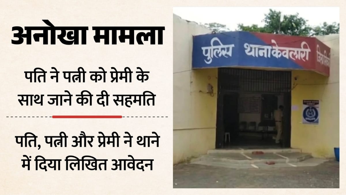 सिवनी में रिश्तों का अजीब मोड़: पत्नी को प्रेमी के साथ भेजने पर पति की सहमति, तीनों ने दिया लिखित आवेदन