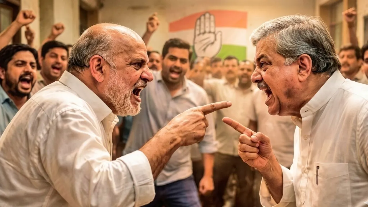 नागपुर कांग्रेस के वन-टू-वन संवाद में बवाल, आपस में भिड़े ठाकरे-जिचकार, गाली-गलौज और धक्का-मुक्की से बढ़ा पारा
