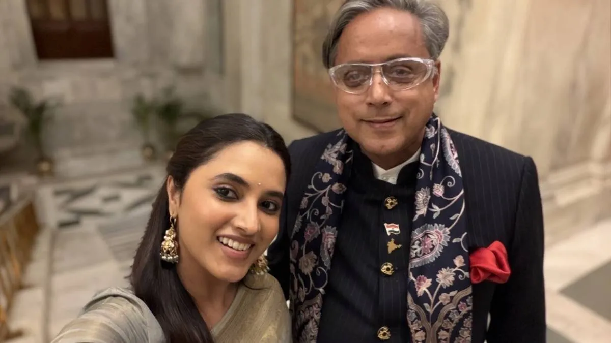 कौन है वो हसीना, जिसकी फोटो खींचने में बिजी थे शशि थरूर, कजरारी आंखों से बनाती हैं दीवाना, तस्वीरों से नहीं हटेगी नजर