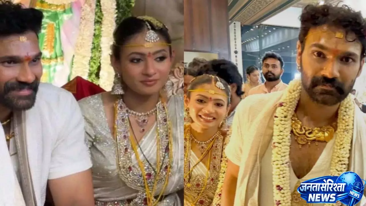 Bellamkonda Sai Sreenivas ने तिरुमाला में काव्या रेड्डी के साथ शादी की