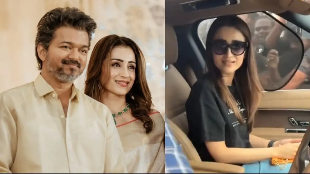 Trisha-Vijay dating: विजय को लेकर फैन ने कही ऐसी बात, शर्म से तृषा कृष्णन का चेहरा हो गया लाल! Video Viral