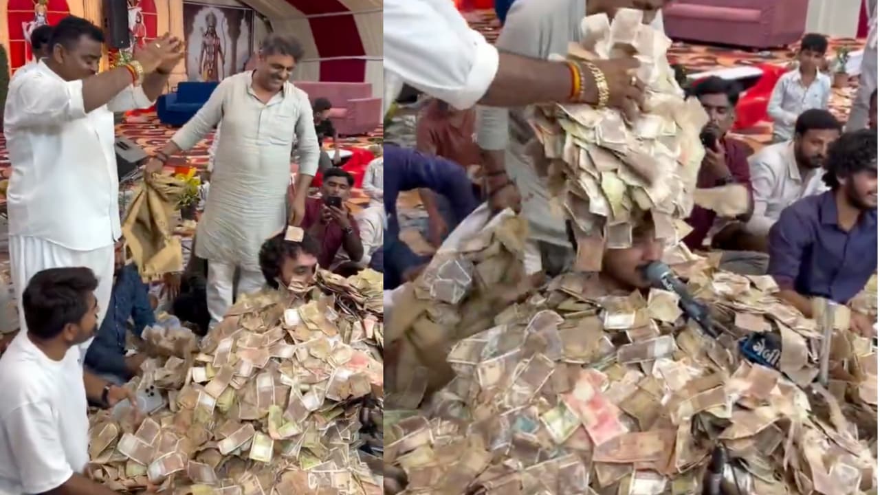 गुजरात के इस गायक पर डेढ़ घंटे तक बरसते रहे नोट, वीडियो देख लोग रह गए हैरान- WATCH