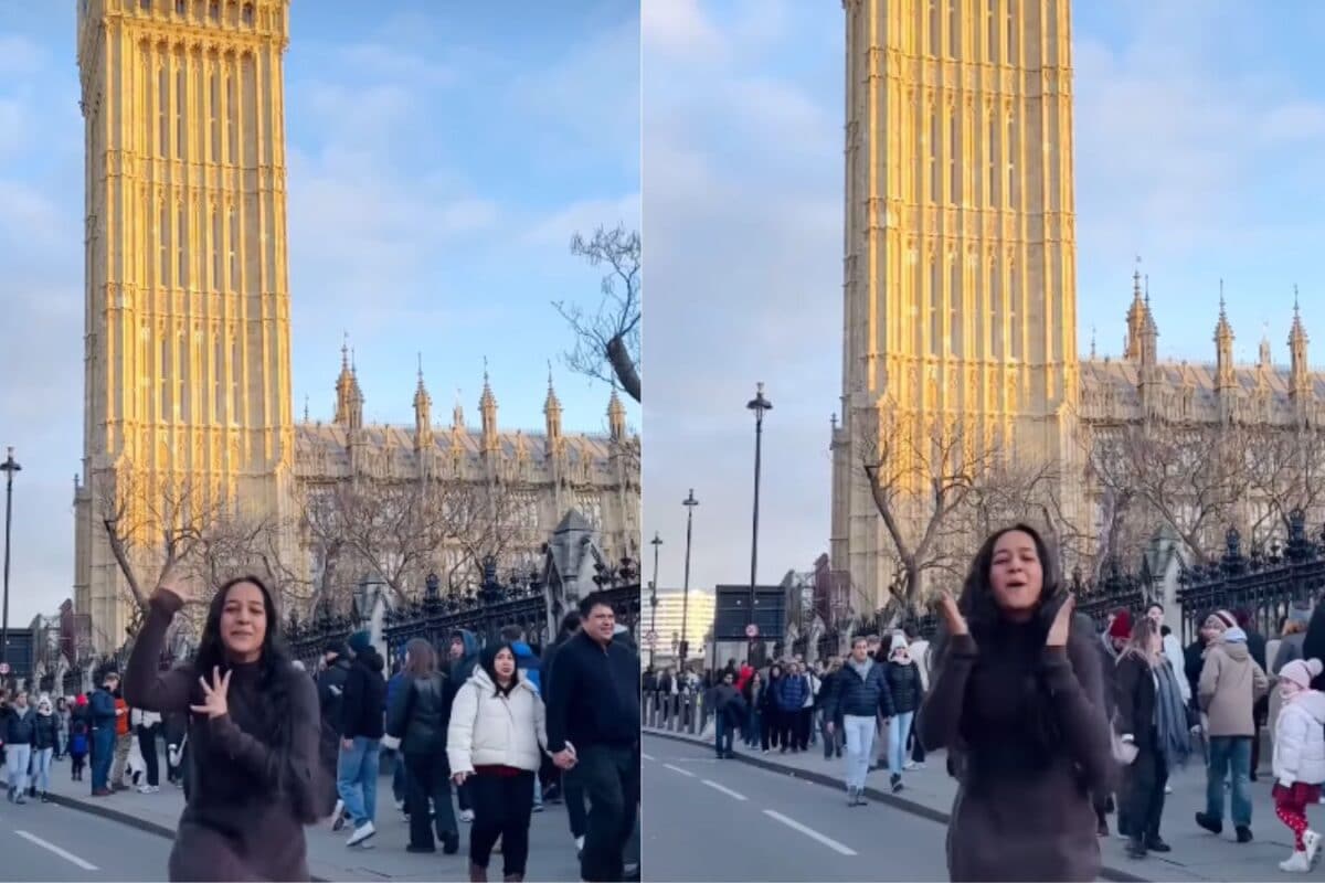Viral Video: लंदन के बिग बेन के सामने लड़की ने किया 'लंदन ठुमकदा' पर शानदार डांस, वीडियो देख विदेशी भी रह गए हैरान!